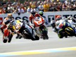 Moto2 group in action in Le Mans