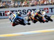 125cc Group in action in Le Mans