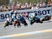 125cc Group in action in Le Mans