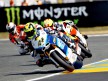 Moto2 group in action in Le Mans