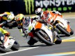 Moto2 group in action in Le Mans