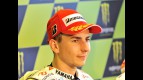 Jorge Lorenzo at the press conference after the race in Le Mans
