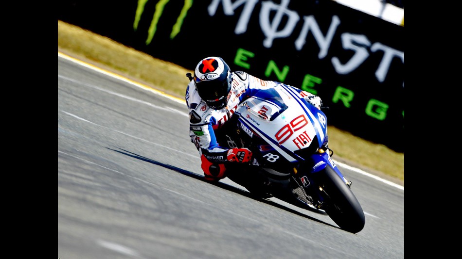 Jorge Lorenzo in action in Le Mans