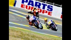 Lorenzo, Rossi and Pedrosa in action in  Le Mans