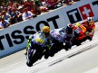 MotoGP riders contest positions