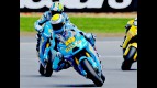 Suzuki´s Bautista and Capirossi in action at Silverstone