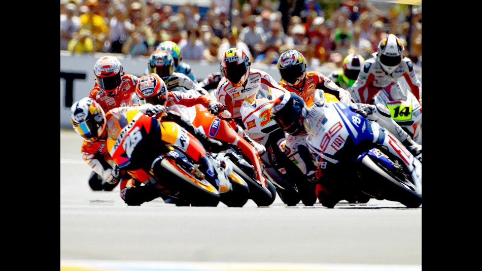 MotoGP action