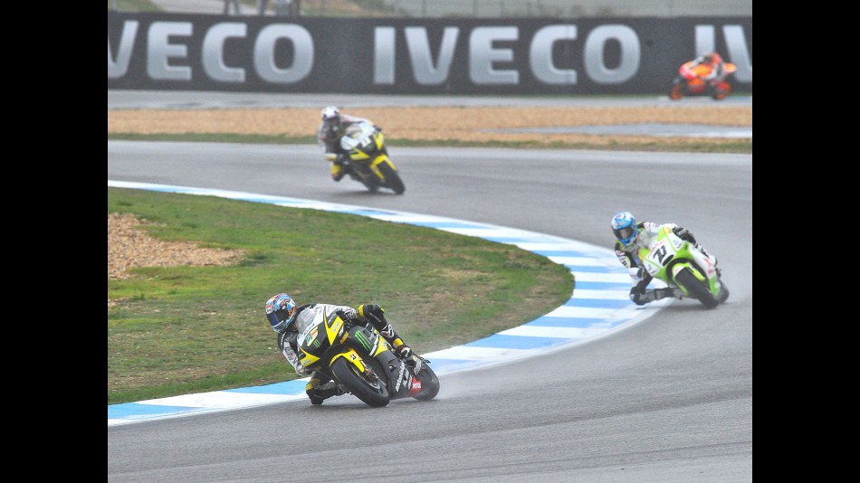 MotoGP group in action during FP3 at Estoril