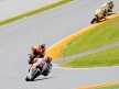 Marco Simoncelli riding ahead of Dovizioso in Mugello