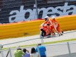 Stoner crashes during the FP1 in Mugello