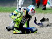 Rossi crashes during FP2 in Mugello