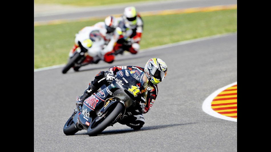 Sandro Cortese in action during the QP in Mugello