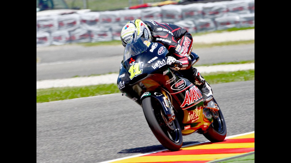 Sandro Cortese in action during the QP in Mugello