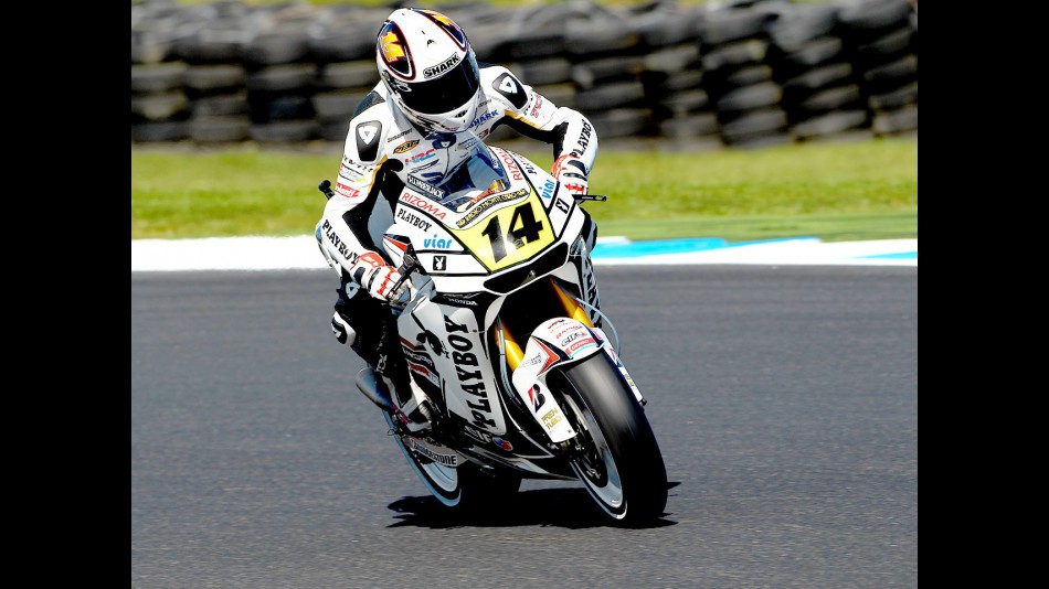 Randy de Puniet in action at Phillip Island