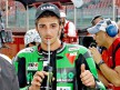Andrea Iannone at the parc fermé after QP in Mugello