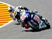 Lorenzo and De Puniet in action in Mugello