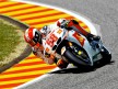 Marco Simoncelli in action in Mugello