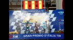 Terol, Marquez and Espargaró celebrating GP win in Mugello