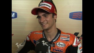 pedrosa satisfied after victory, dovizioso third podium