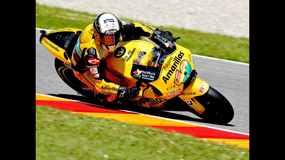 Héctor Barberá in action in Mugello