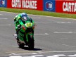 Andrea Iannone in action in Mugello