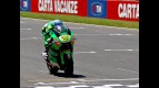 Andrea Iannone in action in Mugello