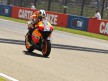 Dani Pedrosa finishing the MotoGP race in Mugello