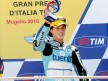 Pol Espargaró on the podium in Mugello