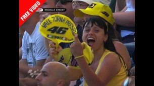 rossi's fans tribute