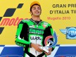 Andrea Iannone on the podium in Mugello