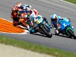 Bradley Smith riding ahead of 125cc group in Mugello