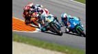 Bradley Smith riding ahead of 125cc group in Mugello