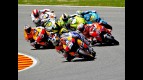 MotoGP group in action in Mugello