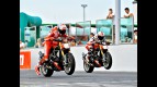 Ducati factory riders at World Ducati Week