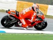 Nicky Hayden in action at Estoril