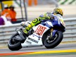 Valentino Rossi in action at Motorland Aragón
