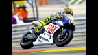 Valentino Rossi in action at Motorland Aragón