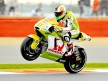 Aleix Espargaró pulls off a wheelie at Silverstone