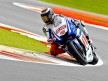 Jorge Lorenzo in action at Silverstone