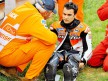 Dani Pedrosa´s crash during the QP at Silverstone
