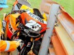 Dani Pedrosa´s crash during the QP at Silverstone