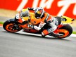 Dani Pedrosa in action in Silverstone
