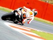 Marco Simoncelli in action at Silverstone
