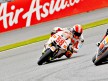 Marco Simoncelli in action at Silverstone