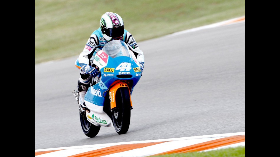 Pol Espargaró in action at Silverstone