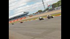 Cluzel, Luthi and Simon during the race at Silverstone