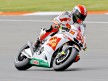 Marco Simoncelli in action at Silverstone