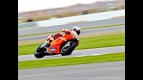 Casey Stoner in action at Silverstone