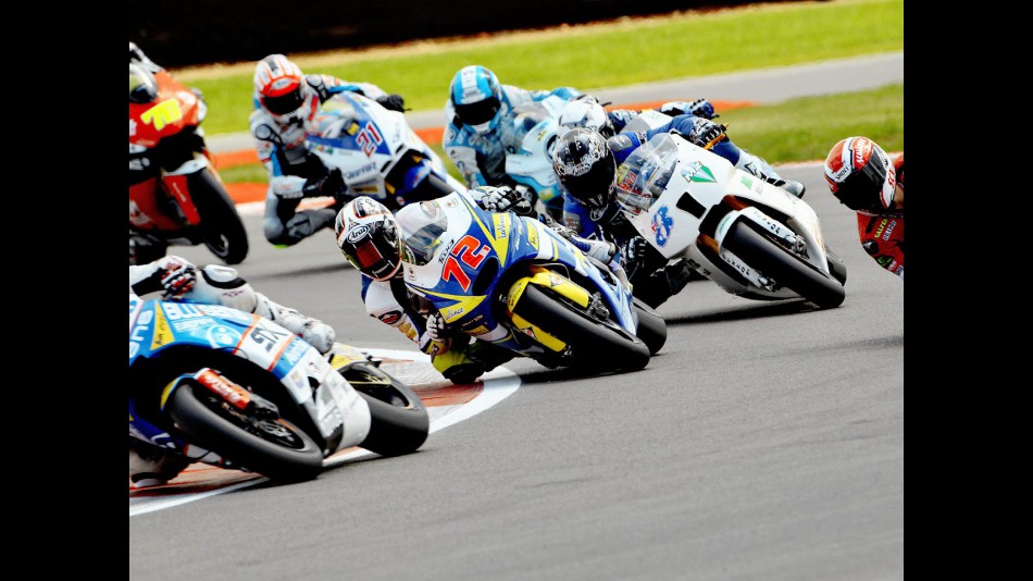 Moto2 action at Silverstone