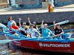 MotoGP riders at the Assen canals